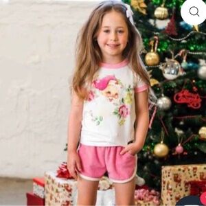 Rock Your Baby White and Pink Kids Shirt